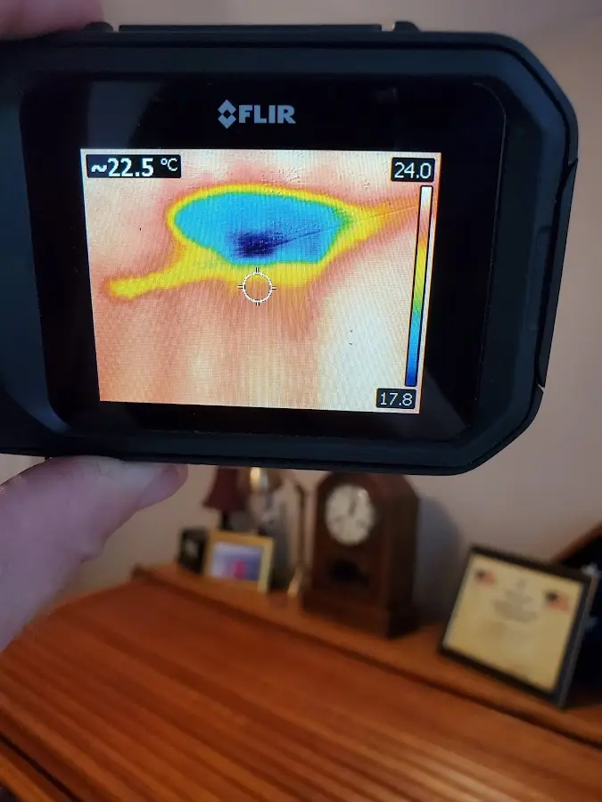 Thermal imaging inspection for water damage in Fort Scott